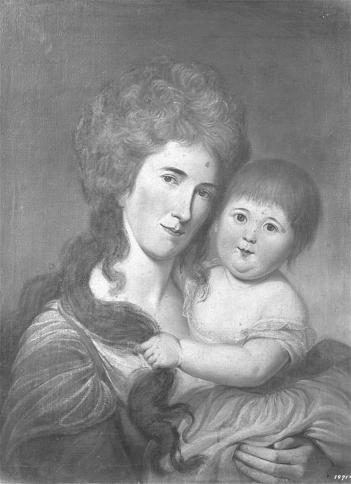 Mrs. John Eager Howard (Peggy Oswald Chew) and Her Son, John Eager Howard II