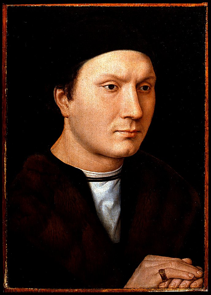 Hans Memling - L'uomo con la lettera - Google Art Project