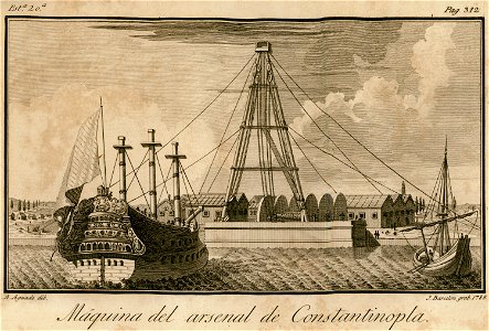 Máquina del arsenal del Constantinopla - Moreno José - 1790