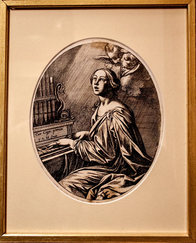 Meloni - St Cecilia, c 1710