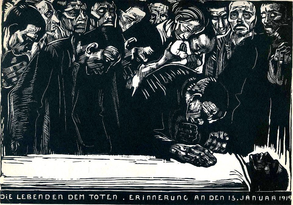 Memorial for Karl Liebknecht - Käthe Kollwitz - 1919
