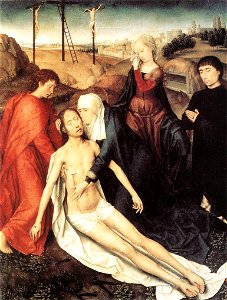 Memling Lamentation. Free illustration for personal and commercial use.