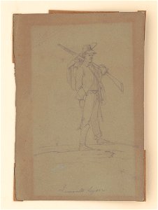 Member of the 6th Ky. (i.e. Kentucky) Louisville Legion near Stone (i.e. Stones) River, Murfreesboro, Nov. 6, 1862 LCCN2017646858