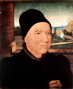 Hans Memling - Portrait of an Old Man - WGA14851. Free illustration for personal and commercial use.