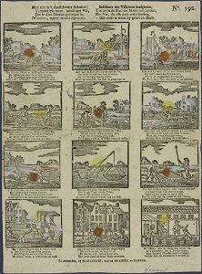 Men ziet in 't Amstelwater schuiten; vermaaklyk varen, meest met vis-Catchpenny print-SMC K 0067