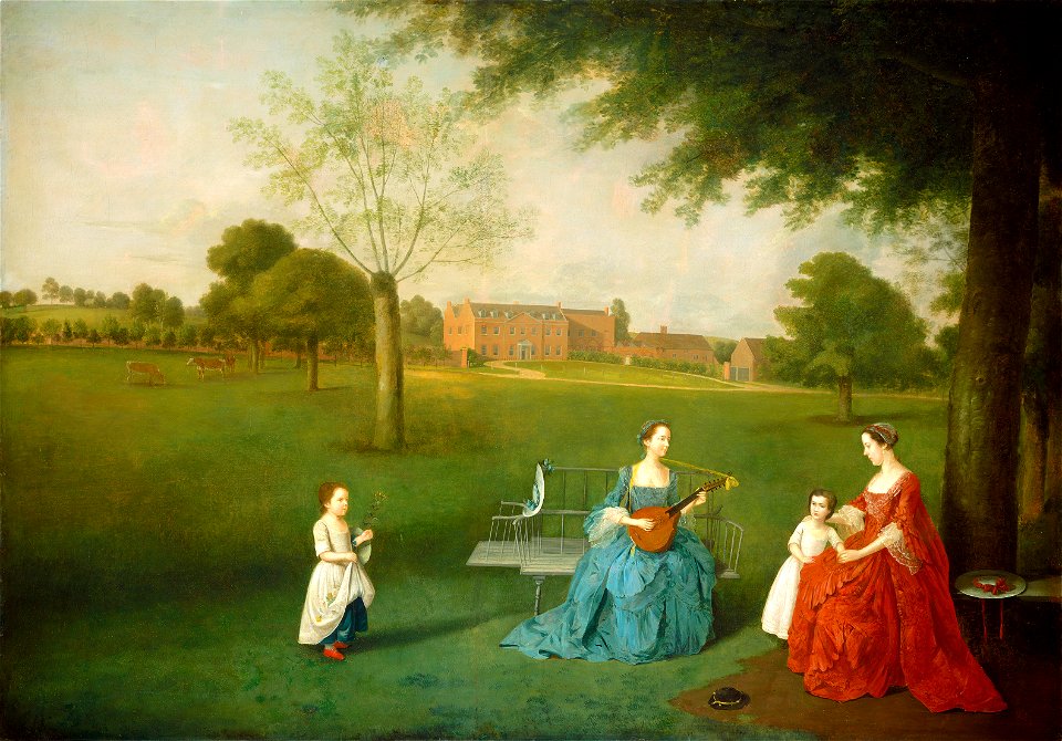Members of the Maynard Family in the Park at Waltons G-001357-20120604