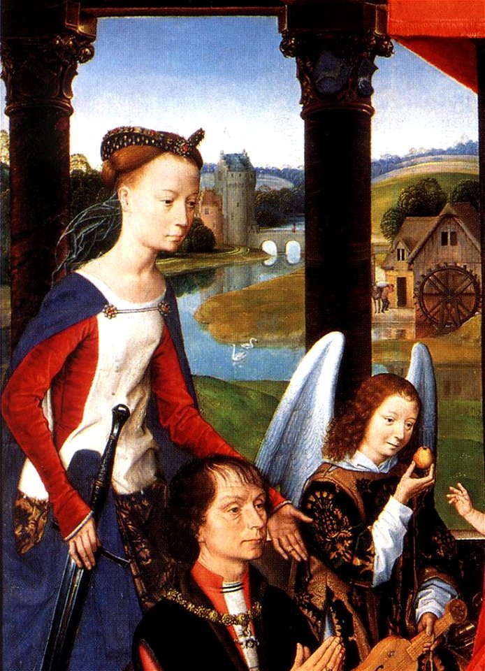 Memling, trittico donne 03