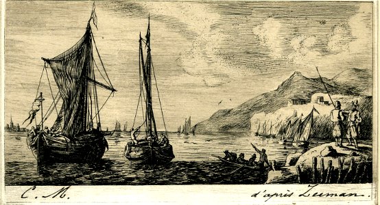 Meryon - Passagers de Calais à Flessingue, 1865,0114.123