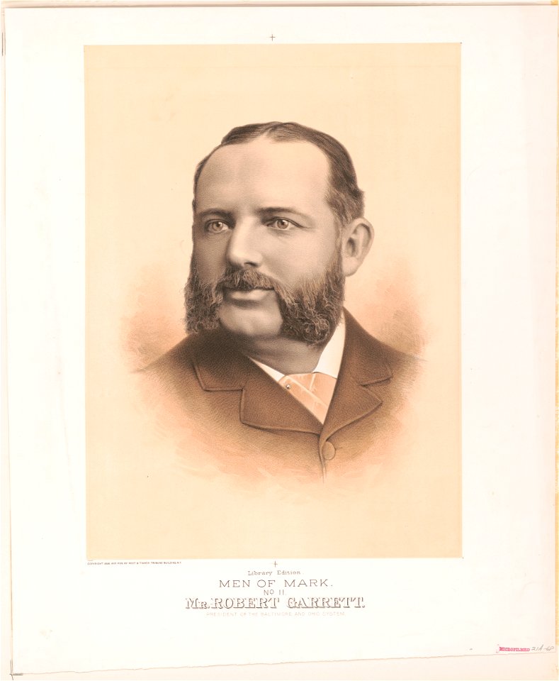 Men of Mark, No. 11, Mr. Robert Garrett LCCN2003680821