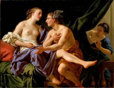 Mercury, Herse and Aglaura (Louis Lagrenée d.ä.) - Nationalmuseum - 17842