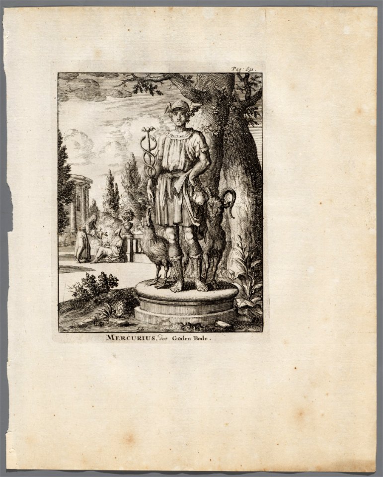 Mercurius, der goden bode, objectnr A 42098