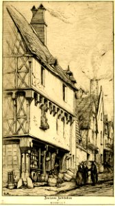Meryon - Ancienne habitation à Bourges, 1865,1209.659