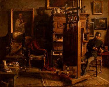 Mertens - The Studio of the painter Jules Lambeaux