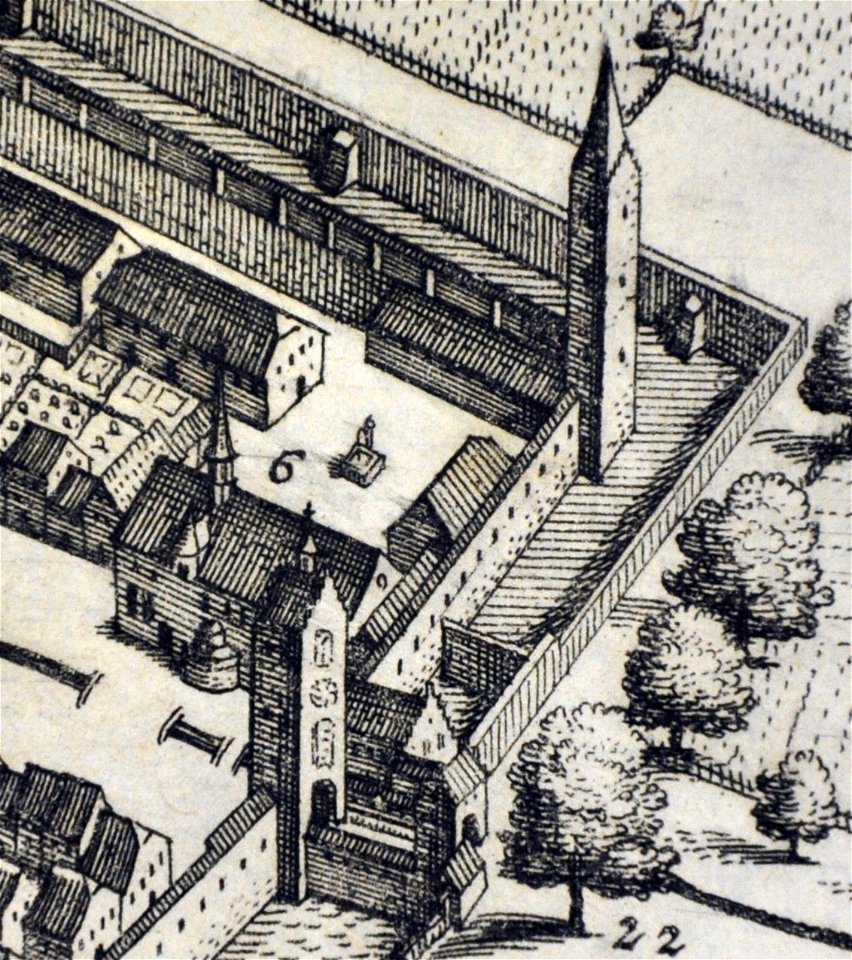 Merian Ravensburg Unterstadt Südwest Spital Untertor Spitalturm