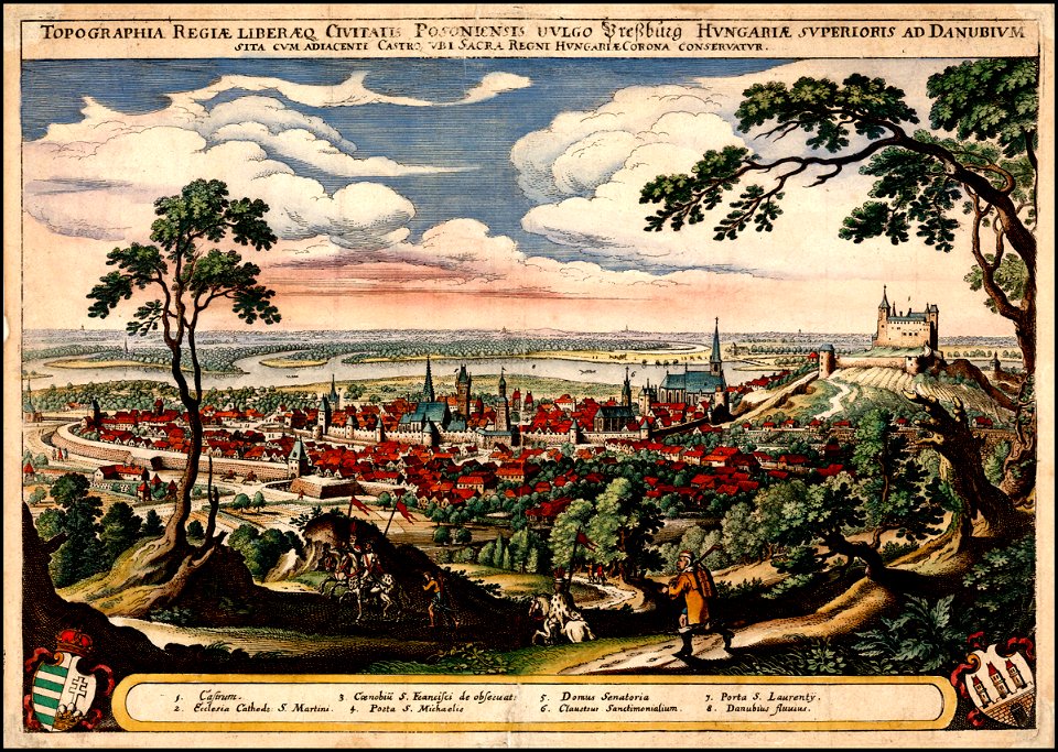 Merian - View of Pozsony