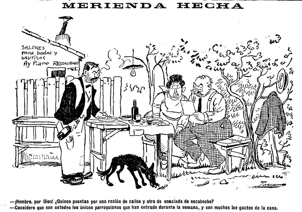 Merienda hecha, de Tovar