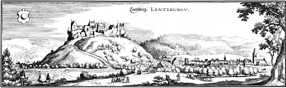 Merian Lenzburg 1642