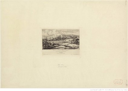 Meryon - Etat de la petite colonie française d'Akaroa, 5ème état, btv1b55002253j