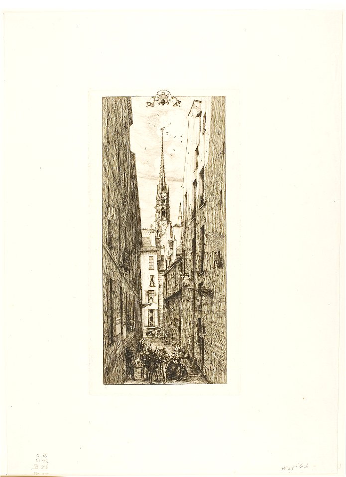 Meryon - Chantrey Street, Paris, 1909.237