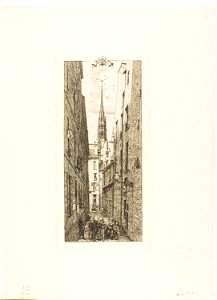 Meryon - Chantrey Street, Paris, 1909.237