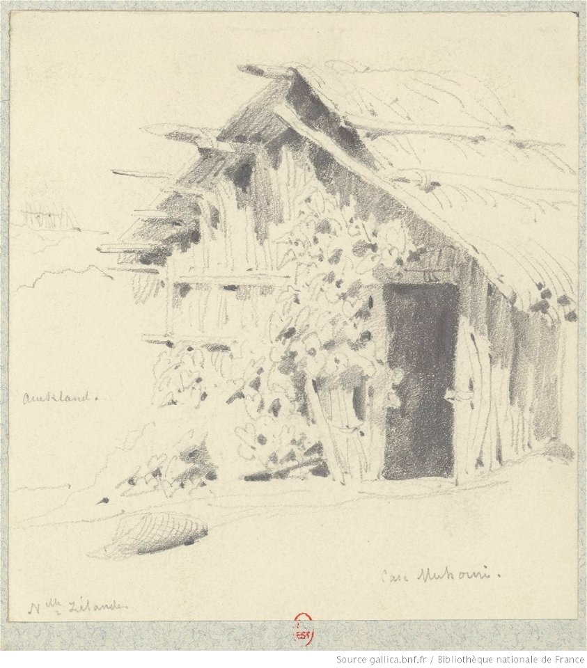 Meryon - Aukland, N(ouv)elle Zélande, Case Muhouri (sic)