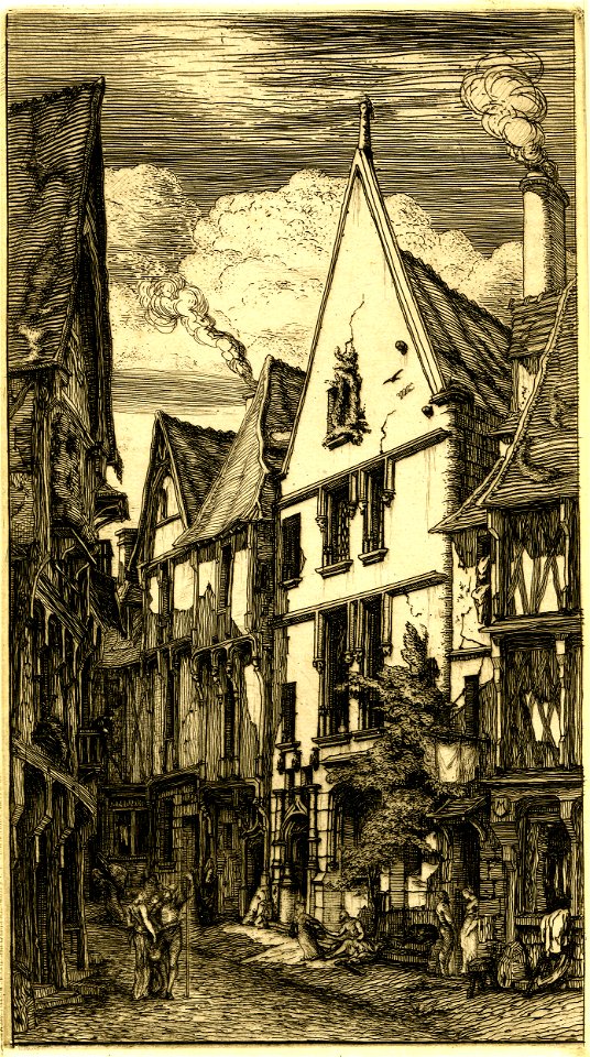 Meryon - La rue des Toiles, 1865,0114.127
