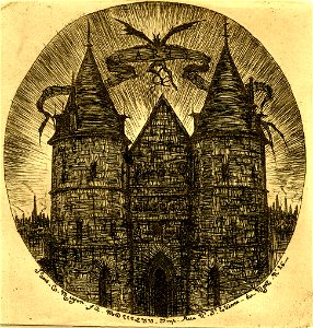 Meryon - L'ancienne porte du Palais de Justice, 1862,1011.693