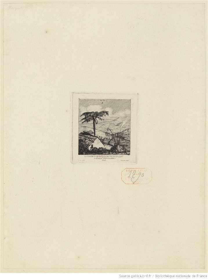 Meryon - La chaumière du colon, 3ème état, btv1b55002228j