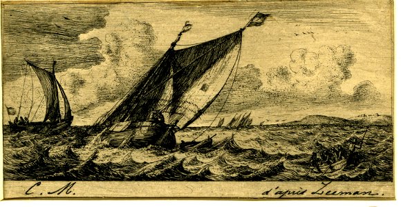Meryon - Bateaux de Harlem à Amsterdam, 1865,1209.643