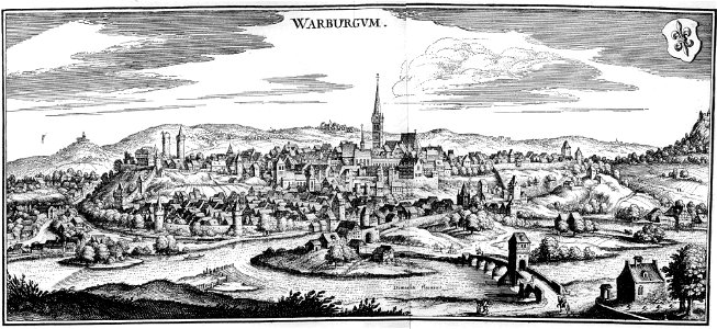 Merian, Matthäus - Topographia Westphaliae - Warburgum, 1647