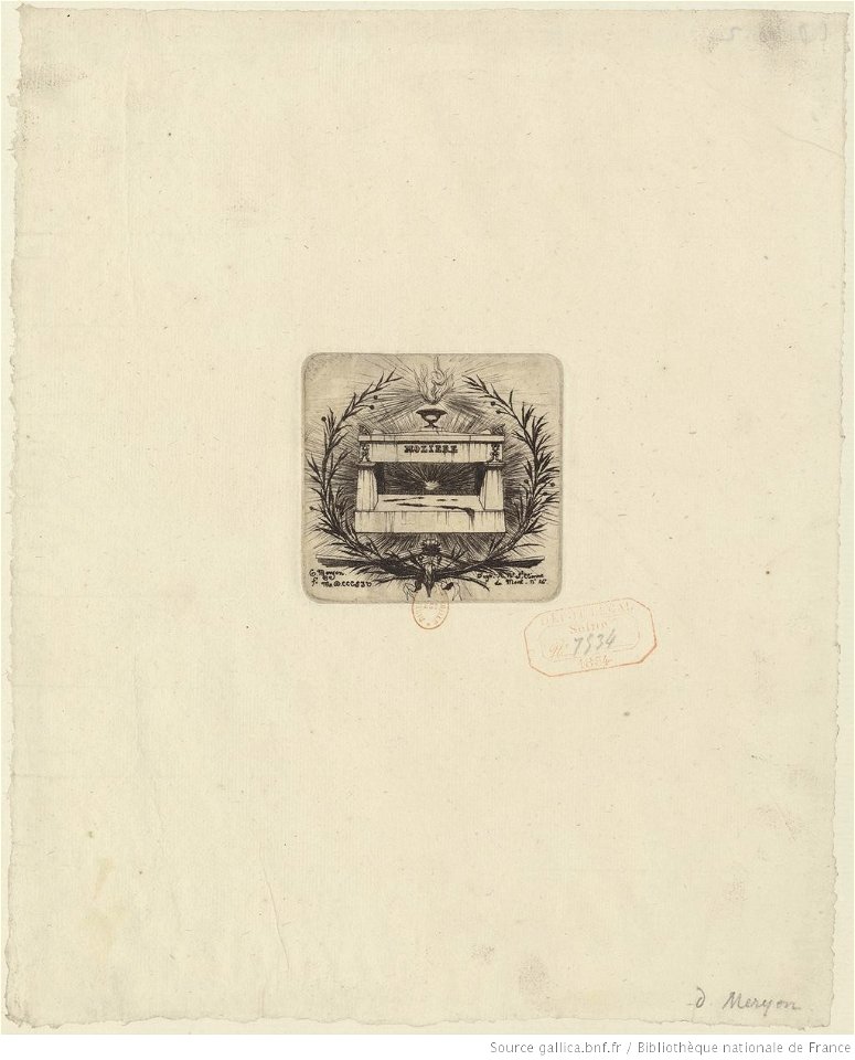 Meryon - Le tombeau de Molière, btv1b550010488