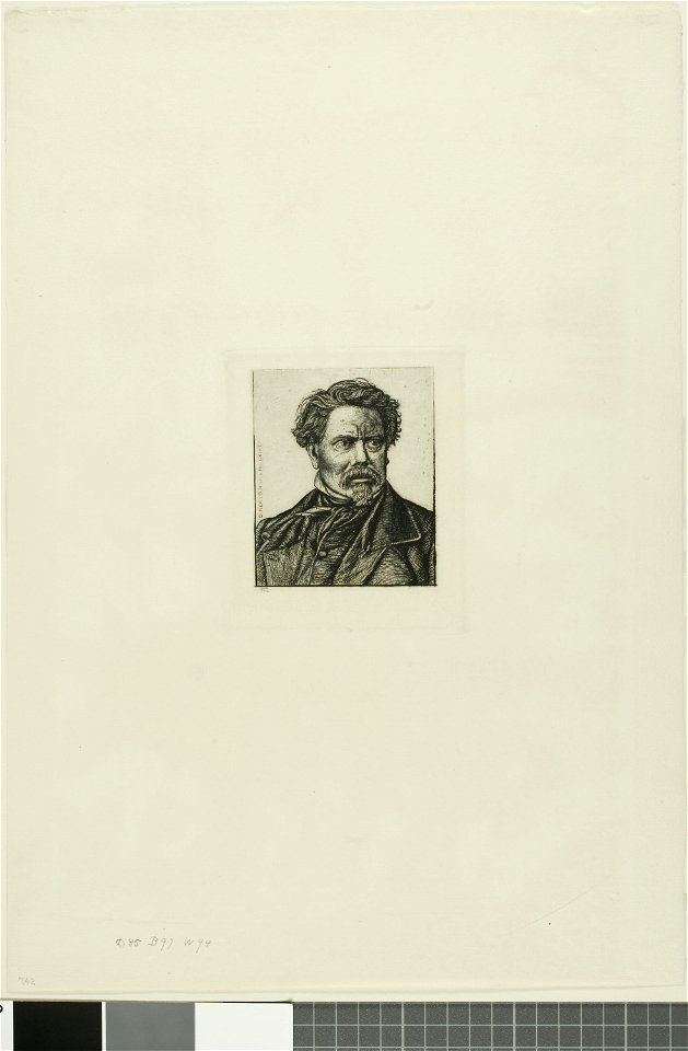 Meryon - Portrait of Benjamin Fillon, Writer and Historian, 1909.165