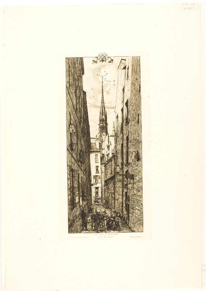 Meryon - Chantrey Street, Paris, 1927.4384