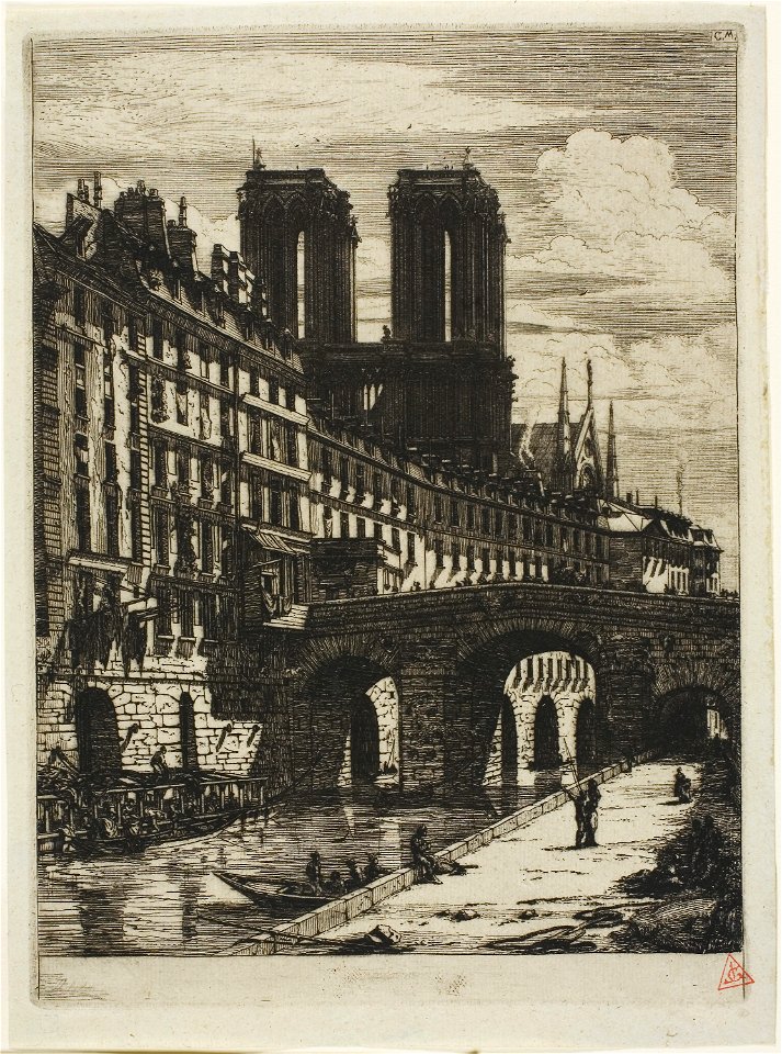 Meryon - Le Petit Pont, Paris, 1938.1642