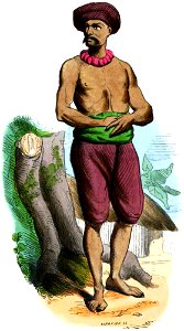 Mercier. Indoustan. -- Homme du peuple. Auguste Wahlen. Moeurs, usages et costumes de tous les peuples du monde. 1843
