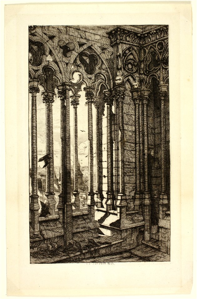 Meryon - La galerie Notre-Dame, 1952.531
