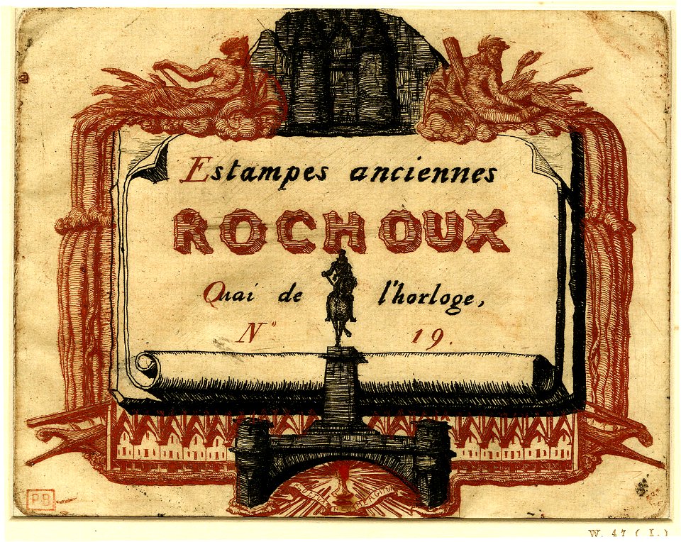 Meryon - Adresse de Rochoux, Marchand d'estampes, 1876,0510.305
