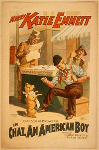 Merry Katie Emmett in Chat, an American boy LCCN2014636125