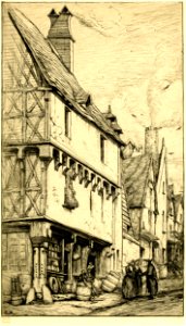Meryon - Ancienne habitation à Bourges, 1865,1209.658