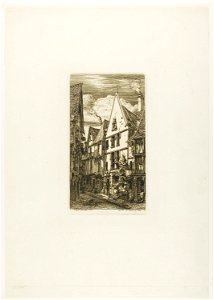 Meryon - Rue des Toiles, Bourges, 1927.4393