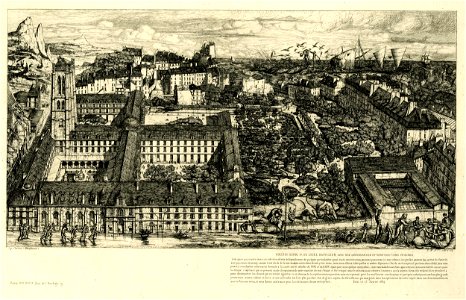 Meryon - Collège Henri IV (ou Lycée Napoléon), Paris, 1865,0114.143