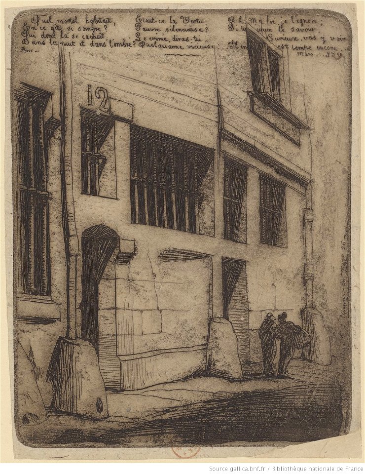 Meryon - La rue des Mauvais garçons, btv1b550010683