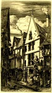 Meryon - La rue des Toiles, 1921,0411.88