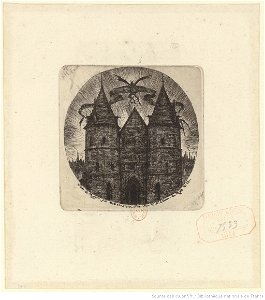 Meryon - Ancienne porte du Palais de justice, btv1b55001136b