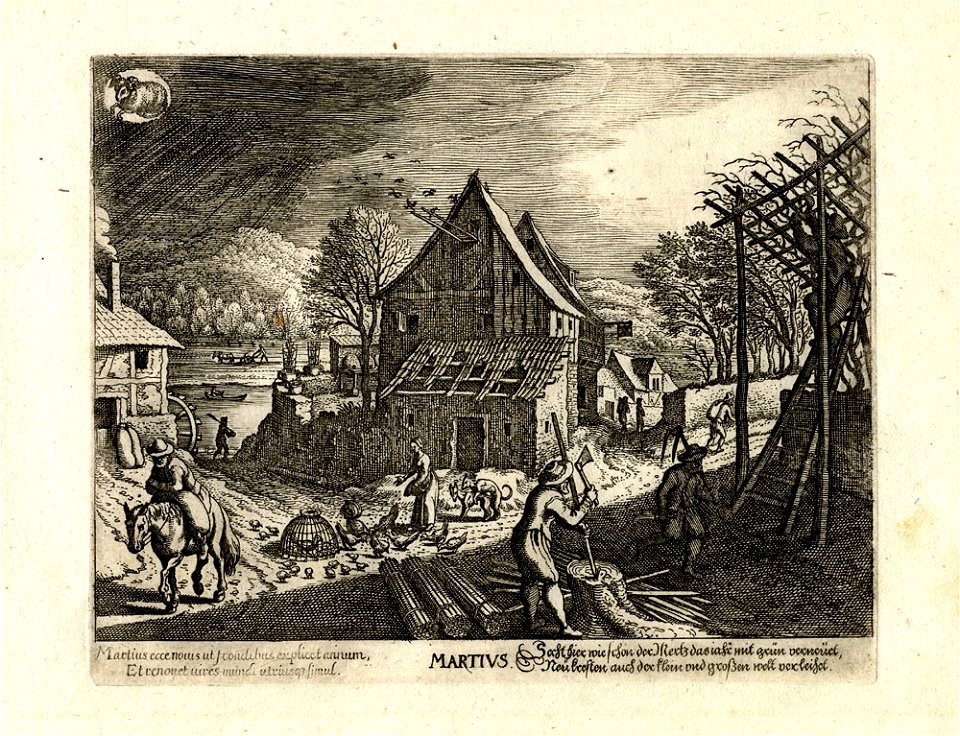 Merian-Aubry Monatsbilder G 1551 I 03 März