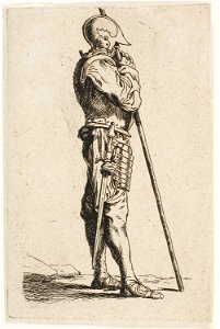 Meryon - A Soldier Standing, in Profile, 1909.154