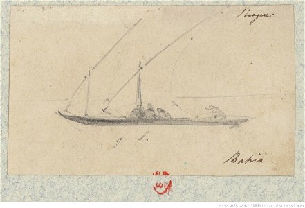 Meryon - Douze petits croquis de bateaux à voiles, btv1b55002226n, vue 5