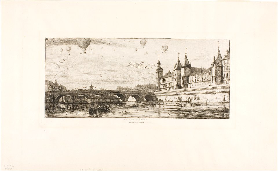 Charles Meryon, Pont-Neuf, Paris