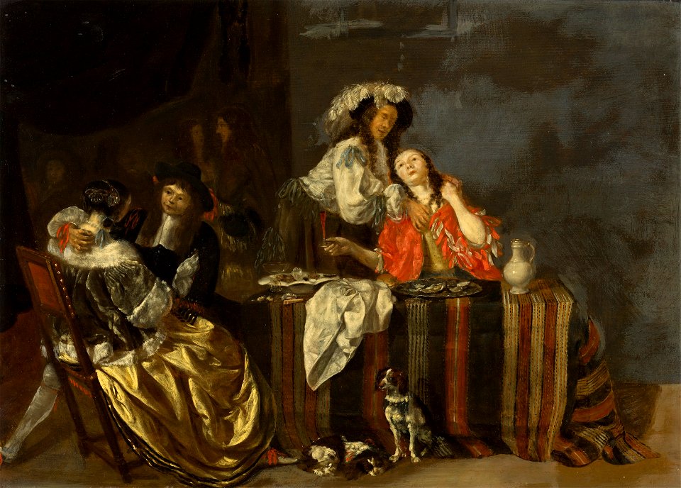Merry Company Northern Netherlandish School Mauritshuis 547