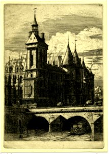 Meryon - La Tour d'Horloge, 1862,1011.702